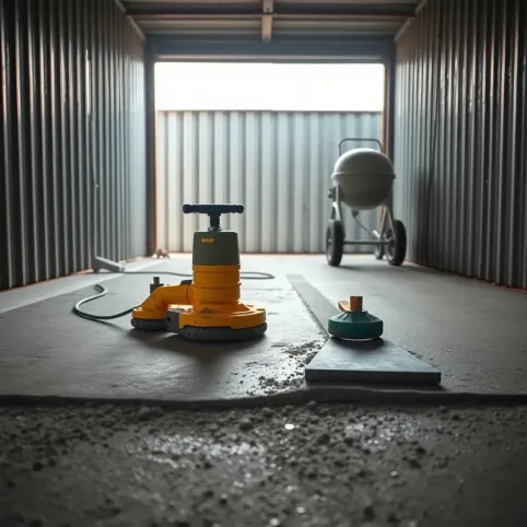 Jak zrobić wylewkę w garażu blaszanym