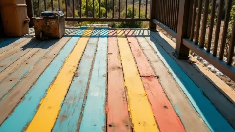 jaka farba na deski tarasowe