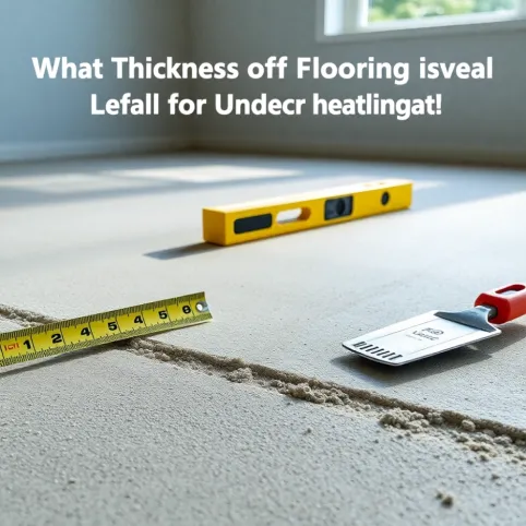 Jaka Grubość Wylewki Na Ogrzewanie Podłogowe