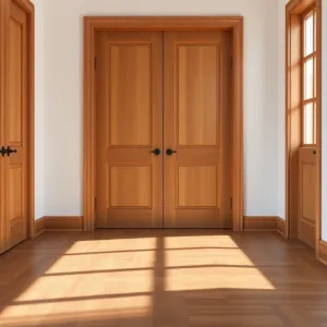 Jaka podłoga do drewnianych drzwi