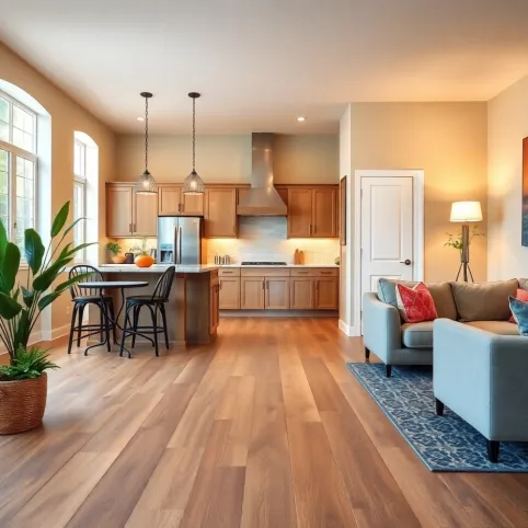 Jaka podłoga do kuchni z salonem