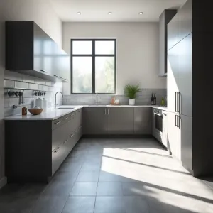 Jaka podłoga do szarej kuchni