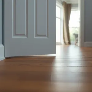 Jaka szczelina między drzwiami a podłogą