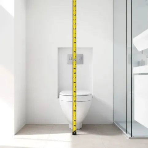 Jaka wysokość geberitu od posadzki