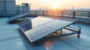 Jaki kąt paneli na dachu płaskim