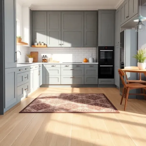 Jaki kolor podłogi do szarych mebli kuchennych