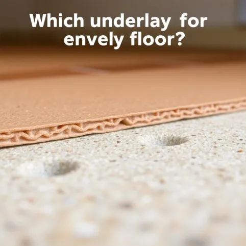 Jaki podkład pod panele na nierówną podłogę