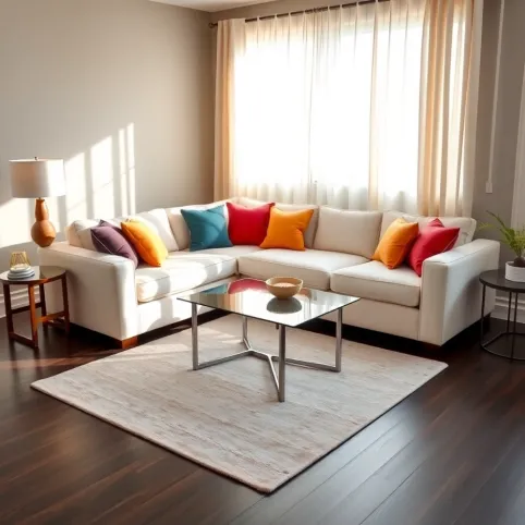 Jakie meble do ciemnej podłogi w salonie