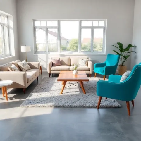 jakie meble do szarej podłogi