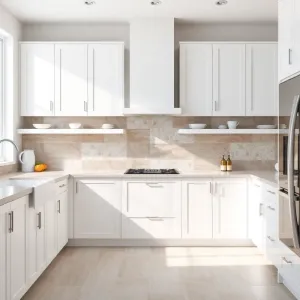Jakie płytki do białych mebli kuchennych