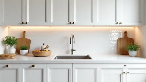 Jakie płytki do białych mebli w kuchni