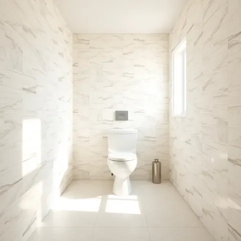 Jakie płytki do małej toalety