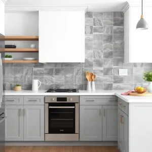 Jakie płytki do szarych mebli kuchennych