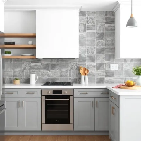 Jakie płytki do szarych mebli kuchennych