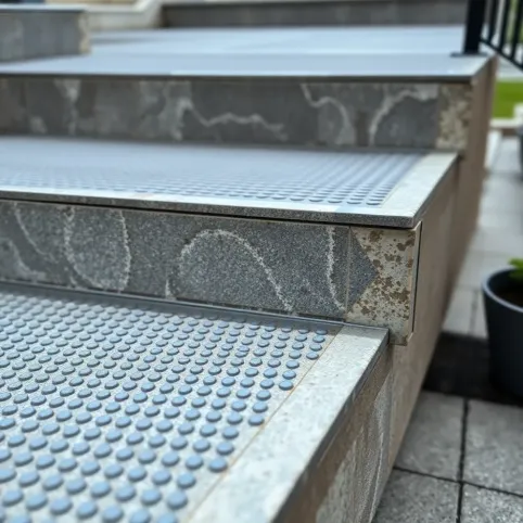 Jakie płytki na schody zewnętrzne antypoślizgowe