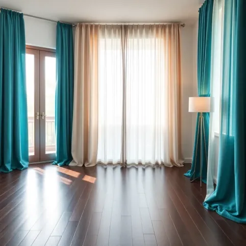 Jakie zasłony do ciemnej podłogi