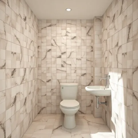 Jakiej wielkości płytki do małej łazienki