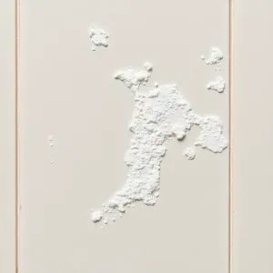 Kamień na płytkach w łazience