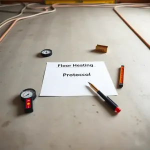 Kto wystawia protokół wygrzewania posadzki