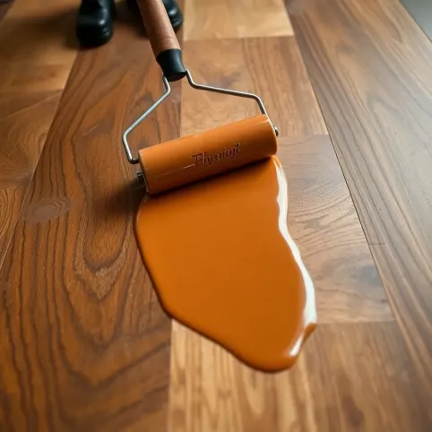 Lakierowanie parkietu na stary lakier