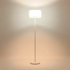 Lampa podłogowa biała nowoczesna