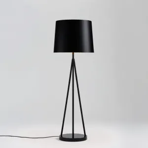 Lampa podłogowa czarna Nowoczesna