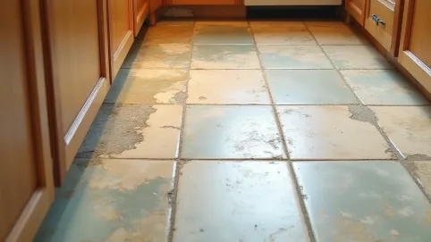 Linoleum na kafelki w kuchni