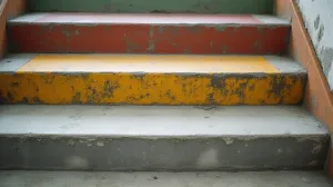 linoleum na schody betonowe