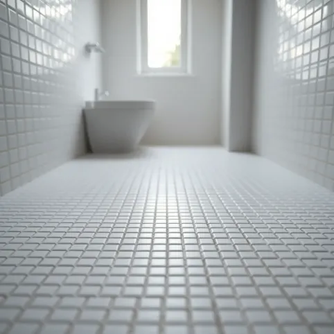 Małe płytki podłogowe do łazienki