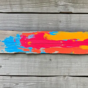 Malowanie na starych deskach