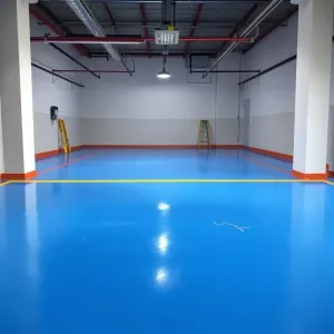 Malowanie posadzki w garażu