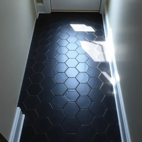 Mały przedpokój podłoga