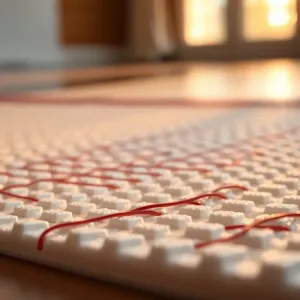 Mata do Podłogówki ze styropianem