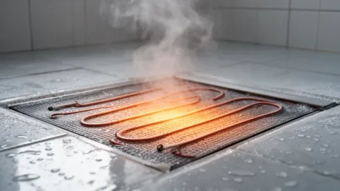 Mata grzewcza pod płytki do łazienki