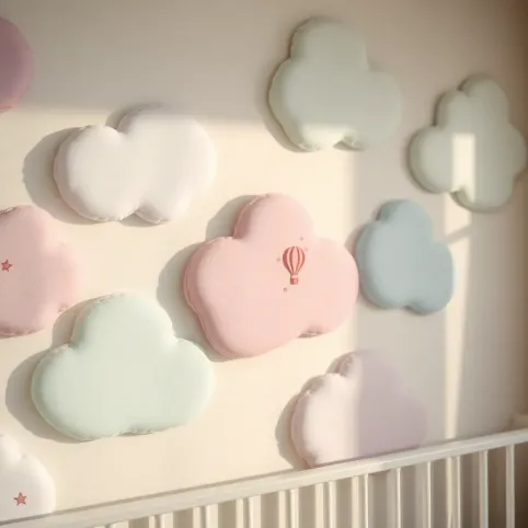 Miękkie panele ścienne dla dzieci