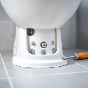 Mocowanie muszli klozetowej do podłogi