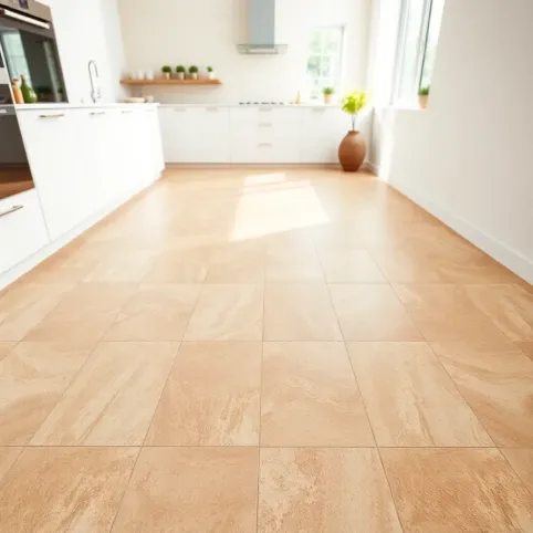 Modne płytki do kuchni na podłogę