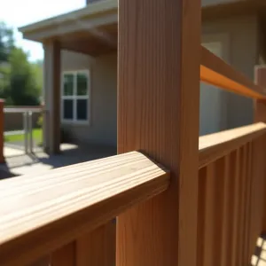 Montaż balustrady z deski kompozytowej