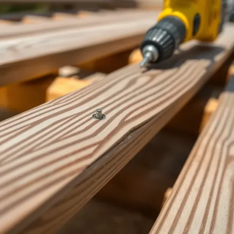 Montaż deski kompozytowej