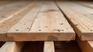 Montaż deski podłogowej na legarach