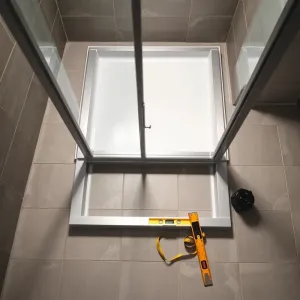 Montaż kabiny prysznicowej na płytkach