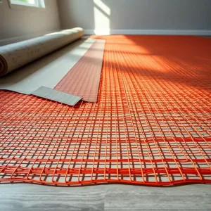 Montaż maty grzewczej pod panele