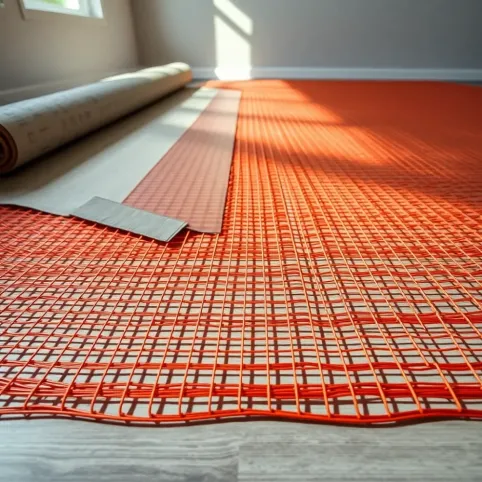 Montaż maty grzewczej pod panele