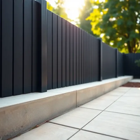 Montaż ogrodzenia panelowego z podmurówką cena