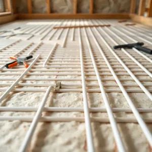 Montaż ogrzewania podłogowego wodnego