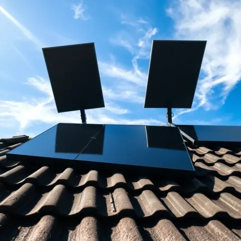 Montaż paneli fotowoltaicznych na eternicie