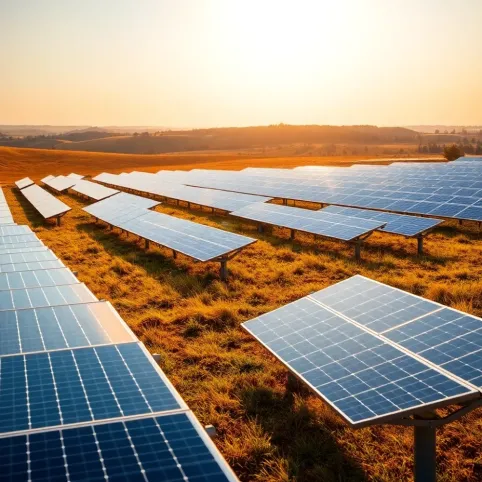 Montaż paneli fotowoltaicznych na gruncie