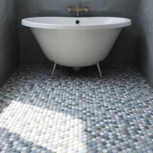 Mozaika do łazienki na podłogę
