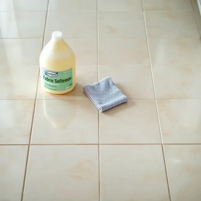 Mycie podłogi płynem do płukania