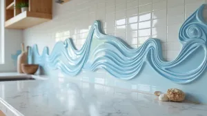 nad blatem płytki do kuchni na ścianę 3d